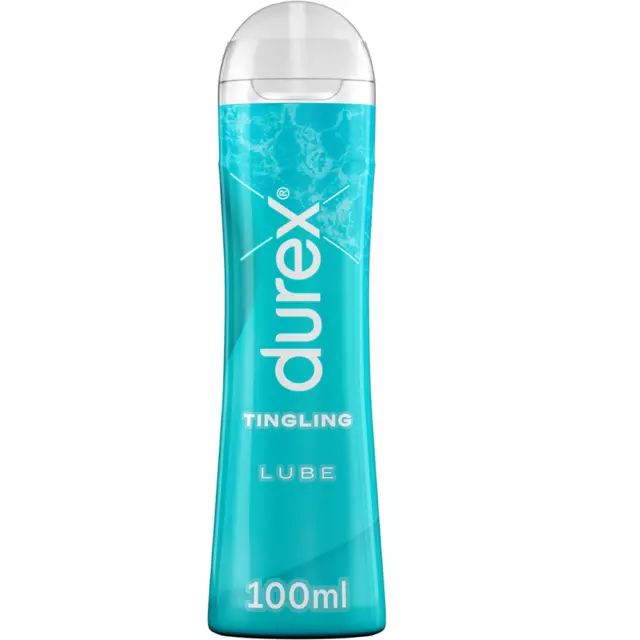 Durex Play Sex Lube Water Based Massage gel Flavoured Lubricant  100ml - UK