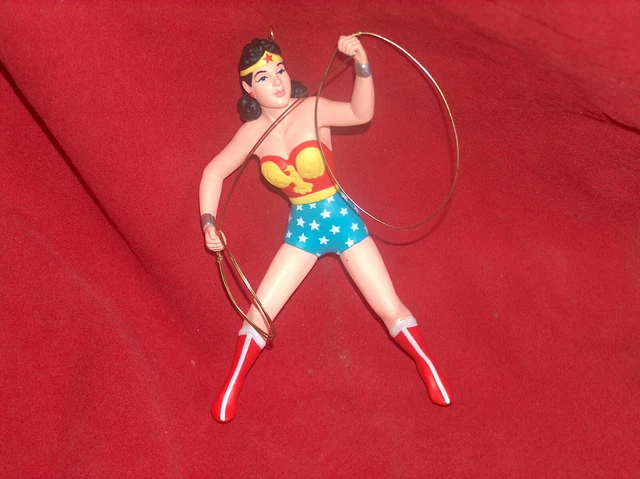 1996 DC COMICS Wonder Woman 4.5 Laccio Di Verita Natale Ornamento Stand O Hang EUR 11 98 PicClick IT