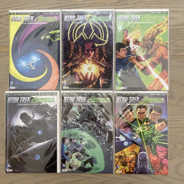 Star Trek The Green Lantern Spectrum War #1-6 Various Covers DC Comics IDW