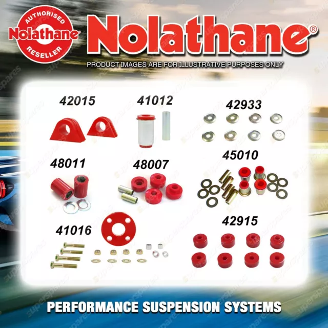 Front Nolathane Bush Kit for CHRYSLER VALIANT AP5 AP6 VC VE VF VG VH VJ CJ VK