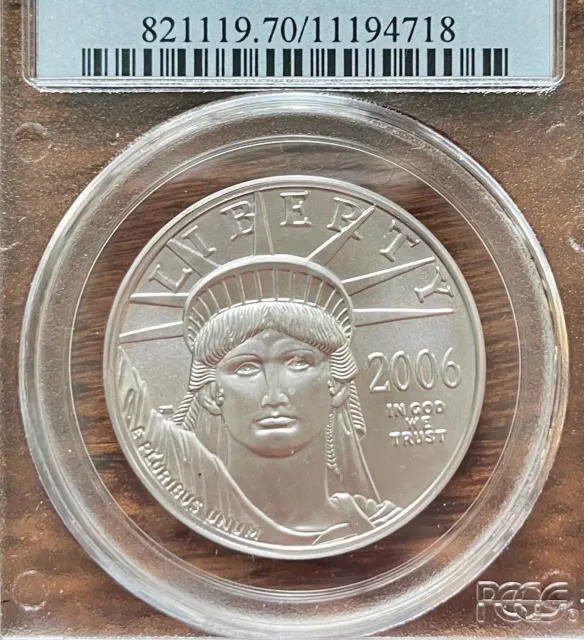 2006 $100 Platinum American Eagle  PCGS MS70 / Low Population