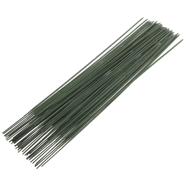 50 Pcs Artisanat Floral Fil Tiges De Fleur Fabrication Fleurs Pôle