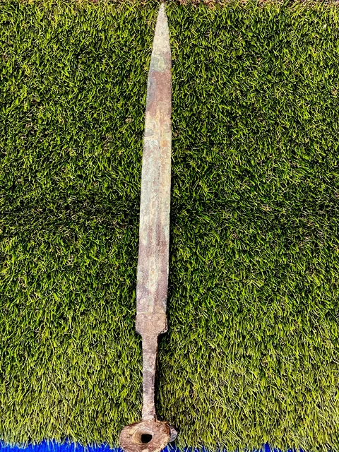 Beautiful Quality Ancient Old Roman Bronze Rare Combat Dagger Rare Sword