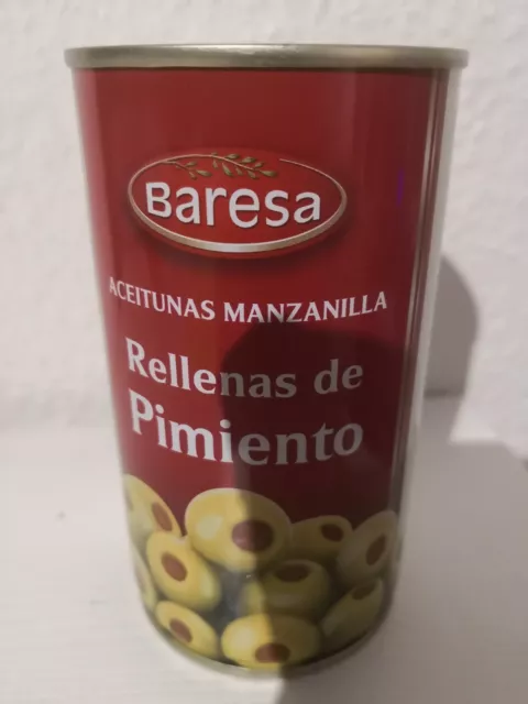 Oliven gefüllt mit Paprika - direkt aus Spanien 15 Dosen im Bundle!