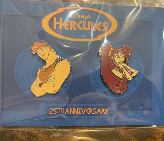 DISNEY HERCULES 25TH Anniversary Hercules And Meg Pin New LR Pin £28.43