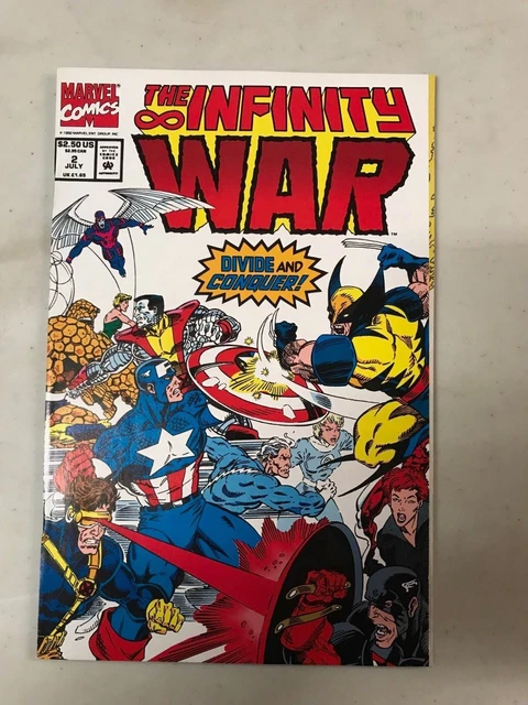 Infinity War #2 Marvel Comics (1992) Warlock Avengers Thanos X-Men Wolverine