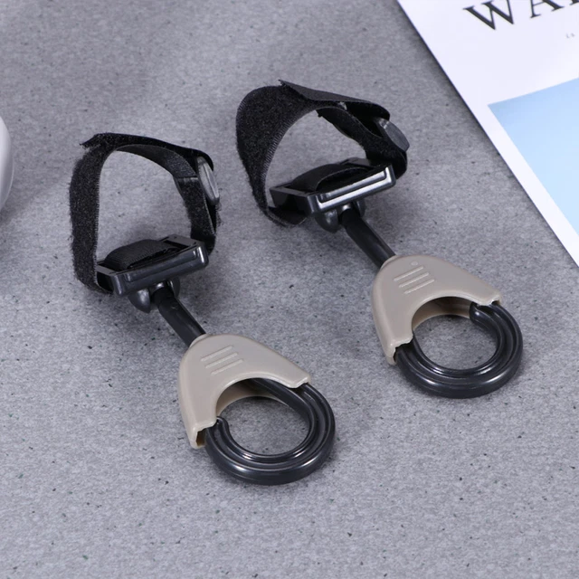 2pcs Plastic Hangers Baby Bag Stroller Hooks Pram Rotate 360 Degree Cart Hook