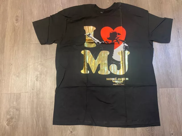 Michael Jackson The Immortal World Tour By Cirque Du Soleil T-shirt Size XL