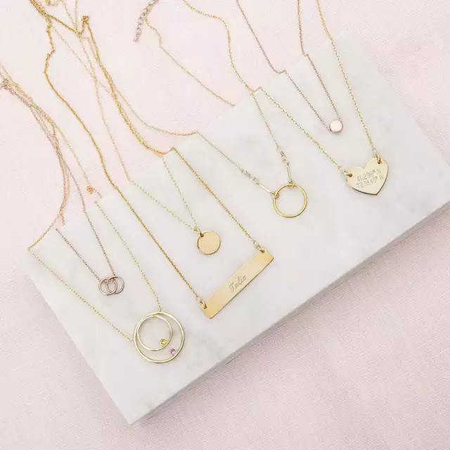 Dogeared Karma Gold Dipped Necklace 3