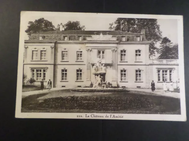 France, Cpa Le Chateau De L Amitie, Postal Card, Castle, Philanthropes