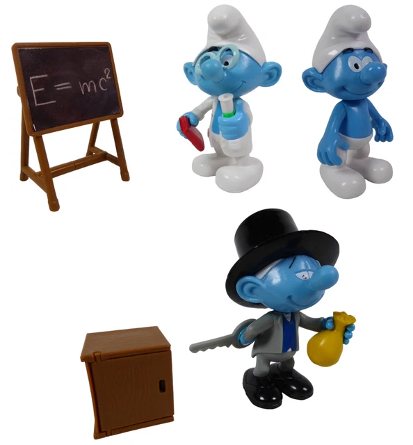 Lot figurines Schtroumpfs clowns Peyo - jouets rétro jeux de société