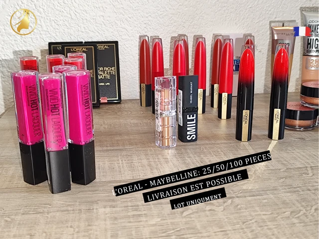 Lot De 50 Produits Maquillage L'Oréal Et Maybelline - Neuf, Origine France