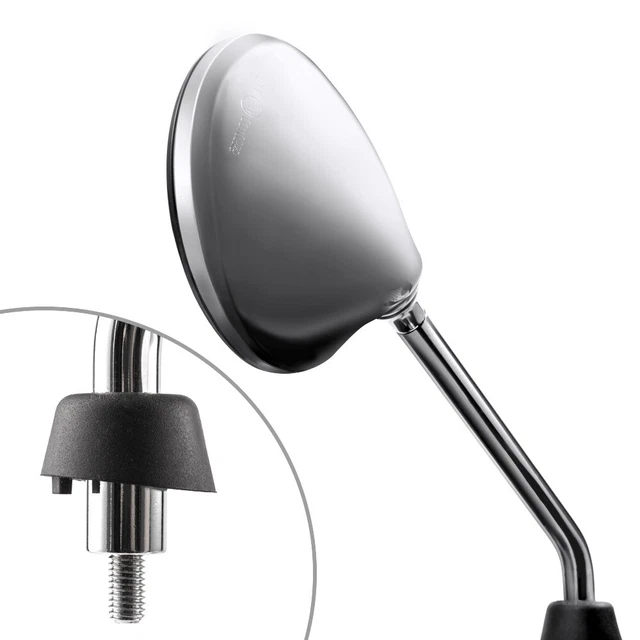 KiWAV OEM spec convex rétroviseur steel DROITx1 pour Piaggio Liberty 125 4stroke
