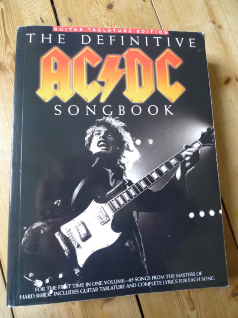 The Definitive AC/DC Songbook Gitarre Tablature Edition 800 Seiten Taschenbuch