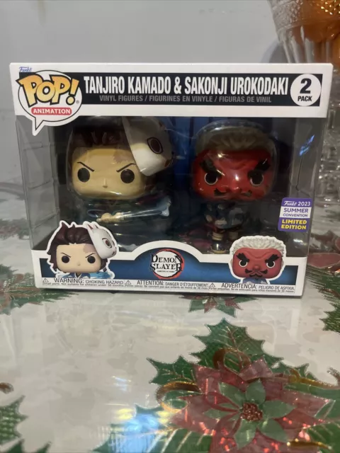 Funko Pop! Vinyl: Demon Slayer: Kimetsu no Yaiba - Tanjiro Kamado & Sakonji...