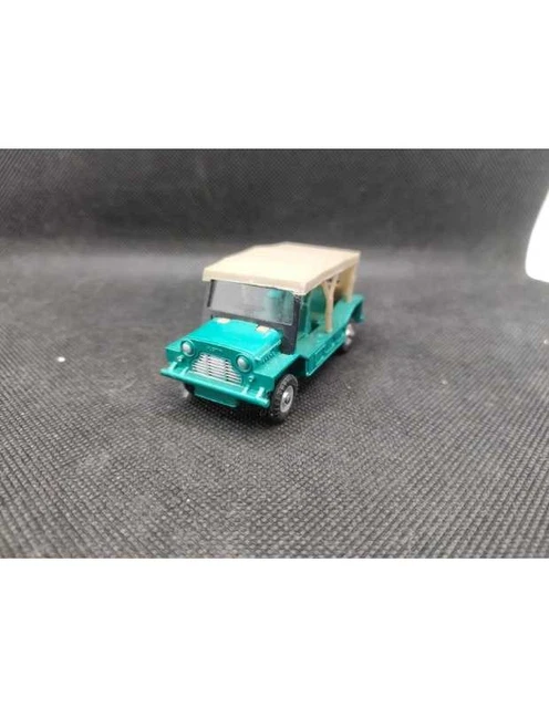 Miniature Voiture Mini Moke Blanche - Échelle 1/43 - Avec 2 Figurines - Vitesse Réf 21155