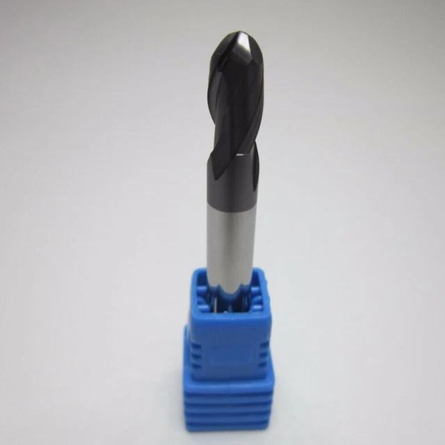 Fraise carbure tungstène HRC65 - 4 dents, revêtement alliage 1 mm CNC