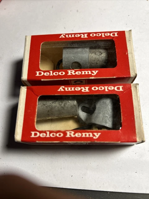 (2) Nos Vintage Delco Remy Ford Condenser F-200