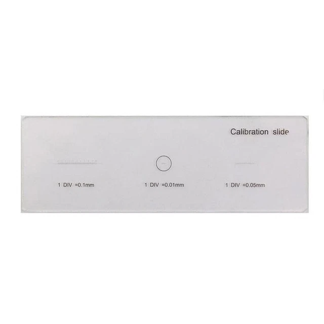 Microscope Micrometers Plate Calibration Slide Optical Reticle RulerXPc L0R8