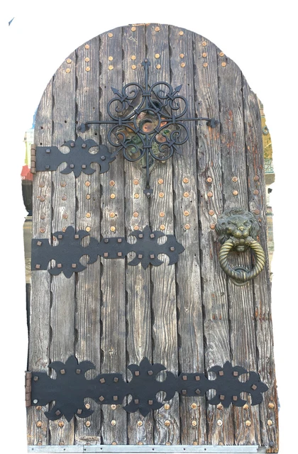 Gothic Castle Door Spanish Revival 87x47 Rustic Hardware