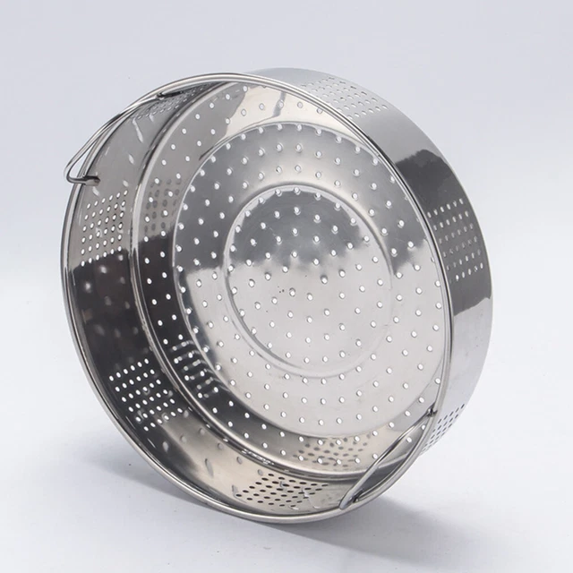 21 Cm Kitchen Steamer Pan Food Steamer Metal Tray Metal Basket Grate 2