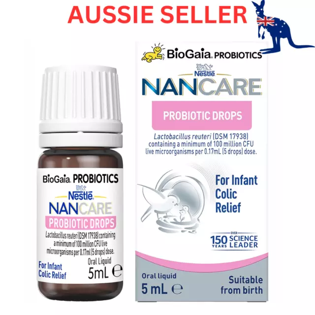 Nestle NAN CARE Probiotic Drops Infant Colic Relief Bio Gaia 5ml