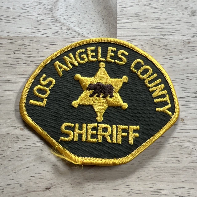 ロサンゼルス郡シェリフ パッチ Amazon | ポリスバッジ LASD ロサンゼルス郡保安局 保安官