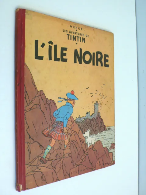 Hergé  Tintin    L'ile Noire    Dr  B11   1954    Imp. Casterman     État Moyen