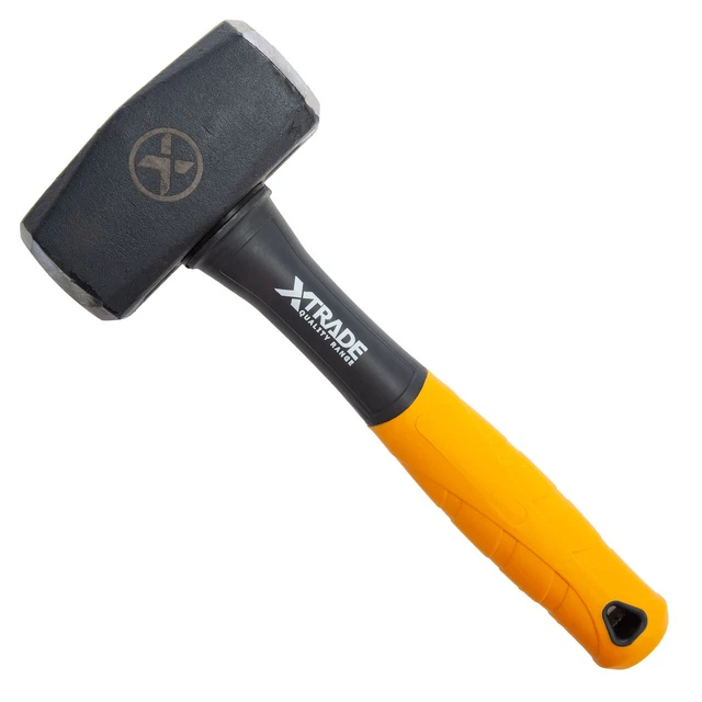 XTrade Club Marteau Avec Poignée Fibre de Verre 1.8kg Caoutchouc X0900080