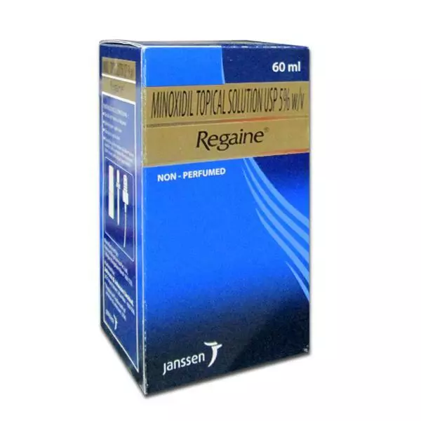 Regaine Minoxidil 5 % Cuir Chevelu Solution 60ml Perte de Cheveux Standard Force 2