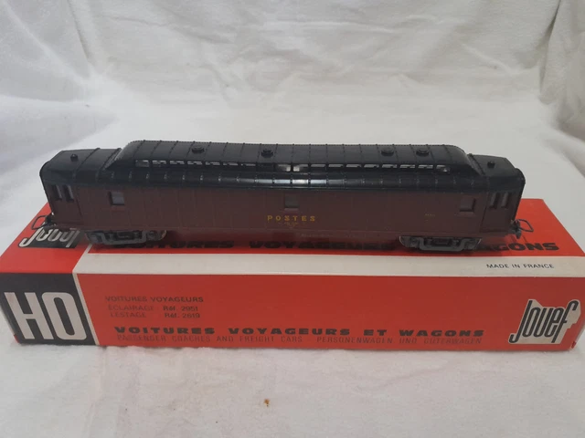 ZA1304 JL Voiture Ho 48 rare Allege postale metallique type OCEM serie 2001