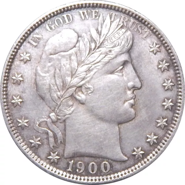 1900 Barber Half Dollar--Uncirculated