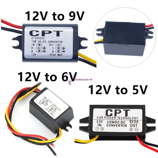 Boost Converter DC Buck Converter 4.5-24V Fino A 0.8-17V 5V 3A LAOMAO Mini Convertitore Di Tensione Regolabile 3.3V 5V 9V 12V Alimentatore Di Rete (6Pack Step Down - Foto 6
