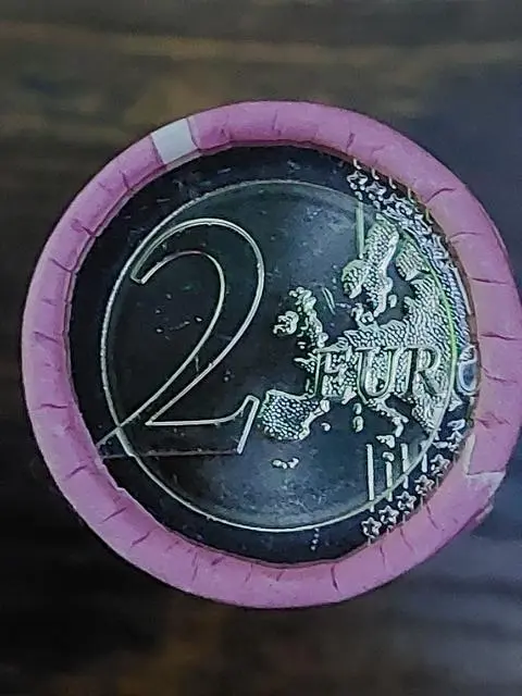 Münzrolle 25 x 2 Euro - Gedenkmünzen aus Estland - Auswahl 2021 bis 2023 - unz.