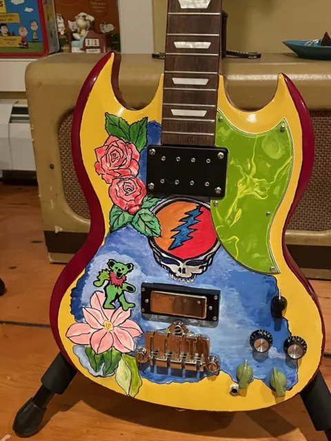 Guitar Pick Guard Hand Painted To Your Specs
