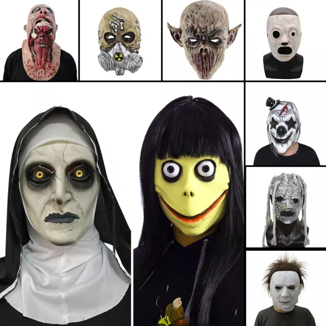 Halloween Schädel Hut Latex Scary Maske Cosplay Kostüm Party Terrifier Maske DHL