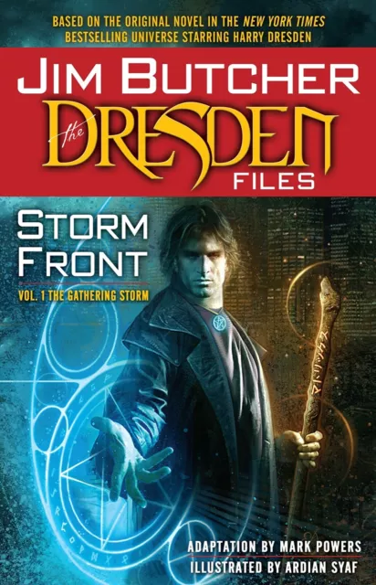 Dresden Files: Storm Front Jim Butcher Hardcover Signed Edition With Coa New.