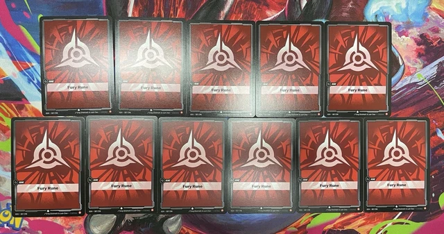 11X RIFTBOUND ORIGINS - Fury Rune 7/298 £8.93 - PicClick UK
