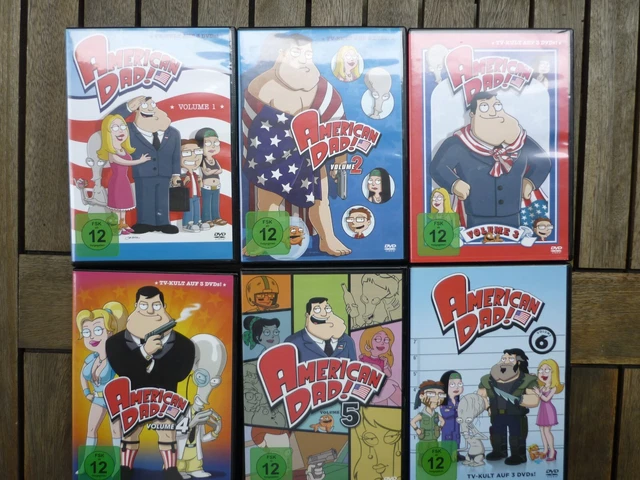 AMERICAN DAD KOMPLETTE erste bis sechste Staffel deutsch/mehrsprachig