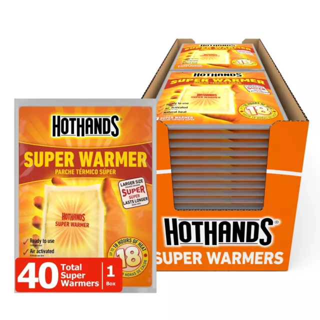 HotHands Large Body & Hand Super Warmers, 40-Pack