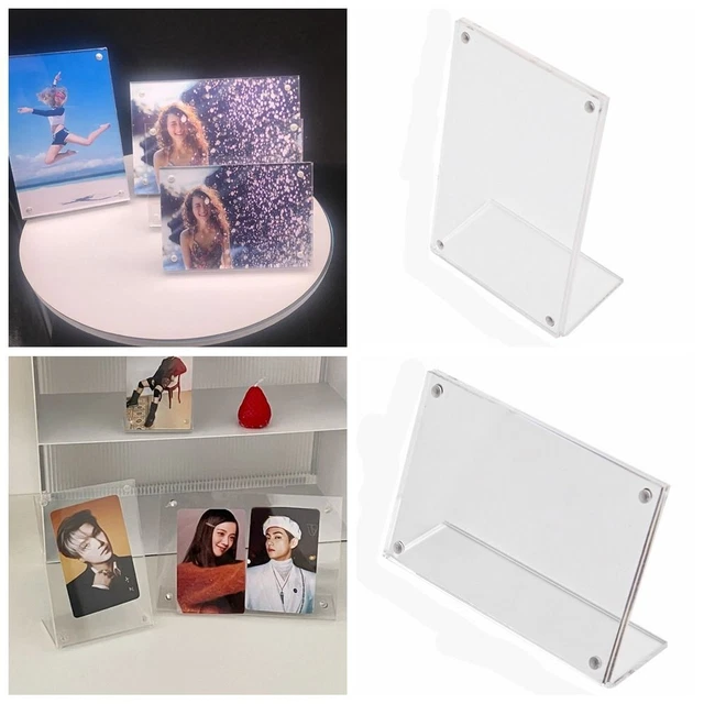 PHOTO FRAME LShape Display Stand Photocard Holder Picture