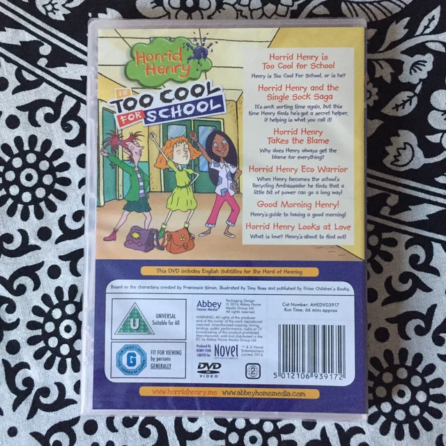 HORRID HENRY - Too Cool For School DVD Vol 28. NEW SEALED DVD EUR 1,17 ...