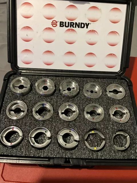 BURNDY UDIEKITCU U-Type Die Kit Set - 15 Piece