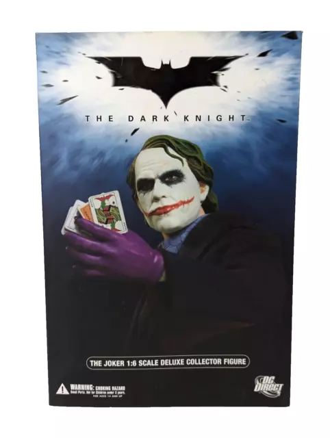 DC Direct Batman The Dark Knight Heath Ledger Joker 1:6 Deluxe Collector Figure