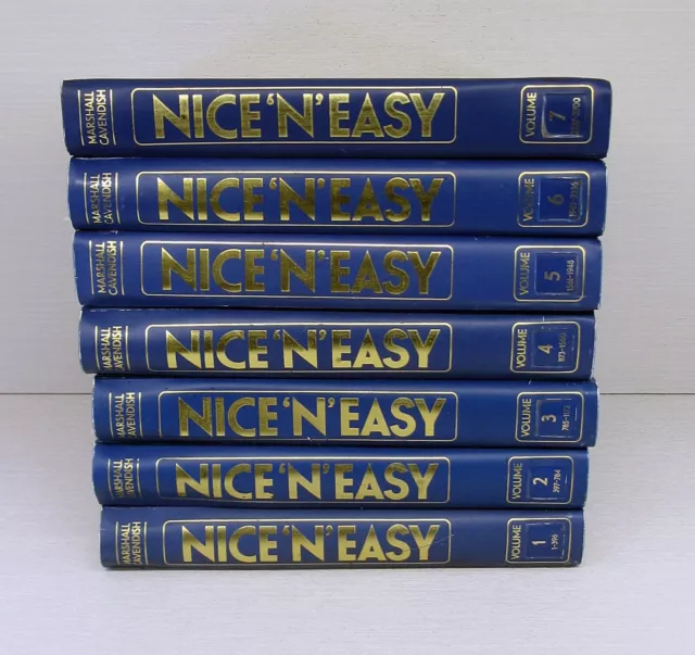 Nice 'N' Easy Set of 7 Volumes + Binders Cookbook Magazine (Marshall Cavendish)