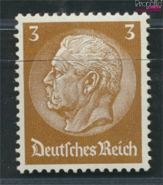 Allemand Empire 482 testés neuf avec gomme originale 1933 hindenburg (9695452