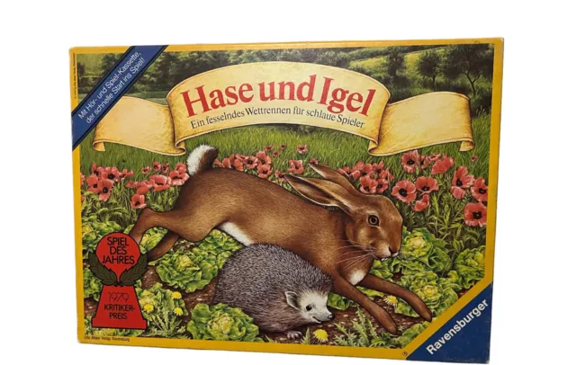 Hase und Igel 1979 Spiel des Jahres Ravensburger Brettspiel Kinderspiel Vintage
