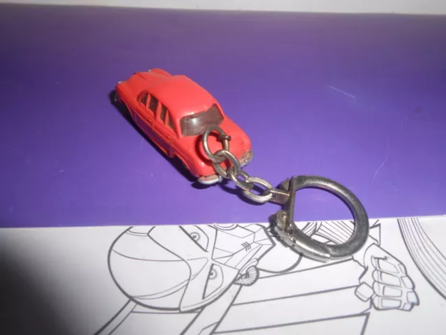 Micro Norev Porte-Clé Ancien - Renault dauphine - Ech: 1/86 - Très Bon Etat 3