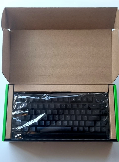 RAZER BLACKWIDOW V4 75% Mechanical Gaming Keyboard - Gen3 Orange Switch ...