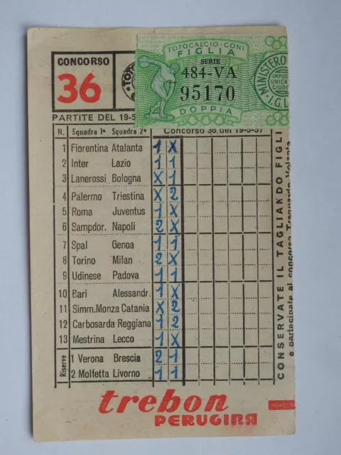 Calendario da tasca Calcio 1970-1971 Serie A e Serie B Viamal R503 ^